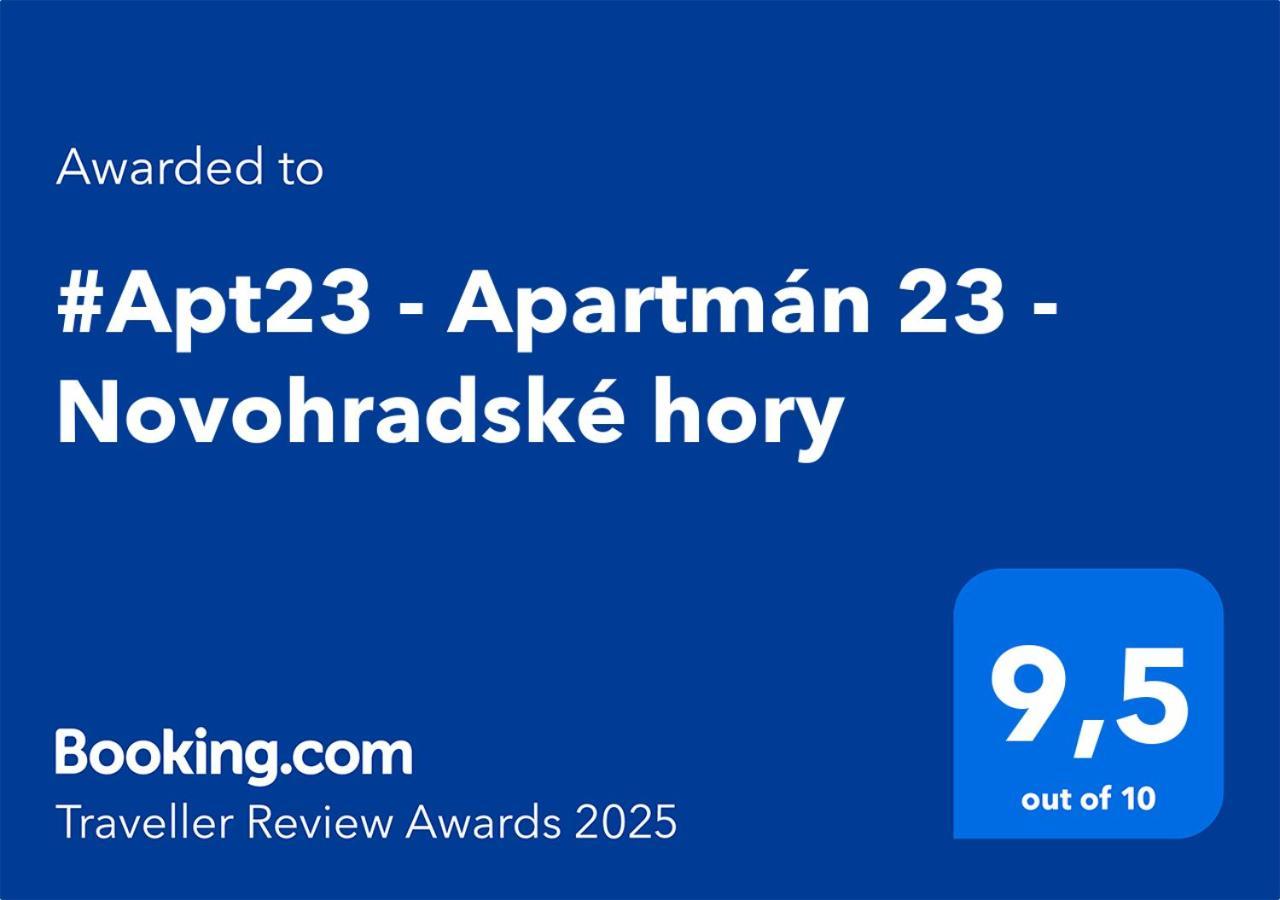#Apt23 - Apartman 23 - Novohradske Hory Benesov nad Cernou 外观 照片
